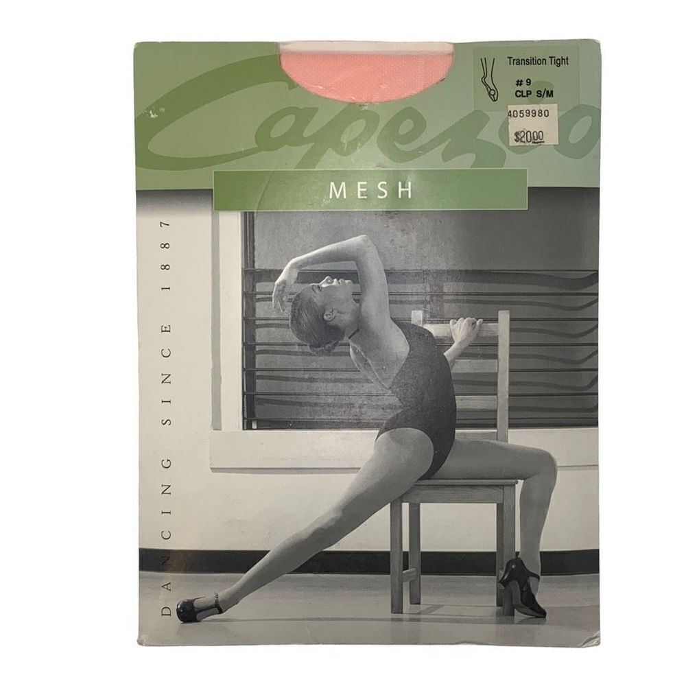 Capezio Women's Semi-Opaque Textured Transition Tights Size Small/Medium NWT